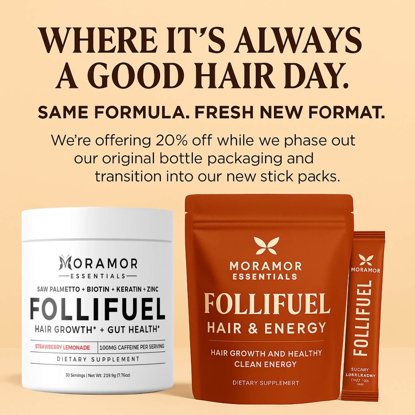 Follifuel | A Delicious Daily Ritual for Stronger Hair & Brighter Mornings
I Strawberry Lemonade
